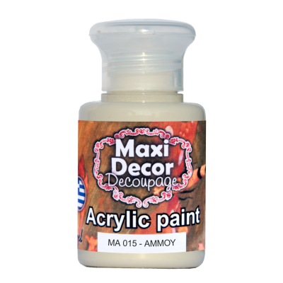 Ακρυλικό Χρώμα 130ml Maxi Decor ΑΜΜΟΥ ΜΑ015_MA015130